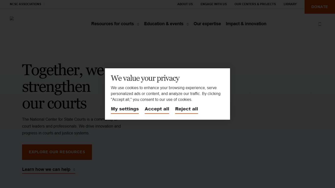Driving innovation in justice | National Center for State Courts